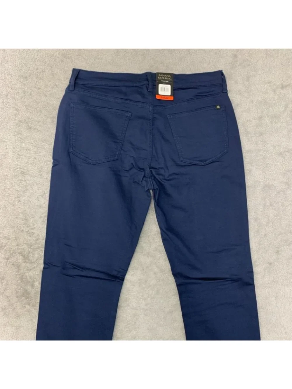 NWT Banana Republic Men's 34x32 Blue Slim Fit 5-Pocket Stretch Pants